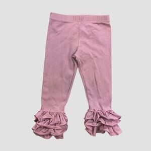 Girls SweetHoney Pink Ruffle Pants